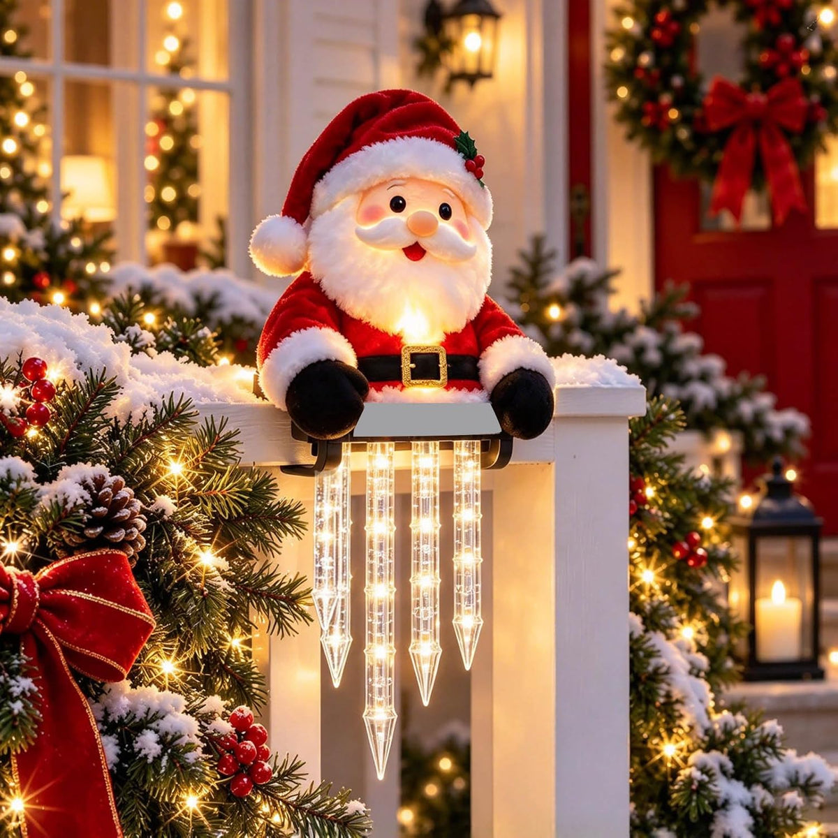 MerryCharm Christmas Icicle Light Decor Outdoor