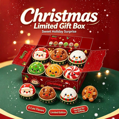 MerryCharm  6 Piece Dumpling Squishy Set Christmas